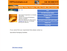Tablet Screenshot of copytechnologies.co.uk